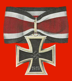 Knights Cross of the Iron Cross, awarded to Ruge.
